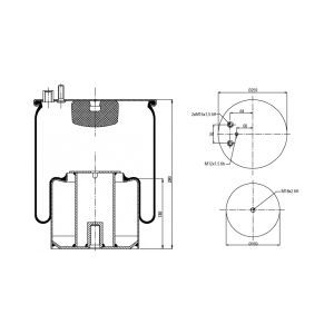 AIR SPRING REPL MAN TGA/TGL 4882N1P05