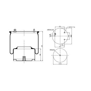 AIR SPRING ASSY REPL DAF 836MK1