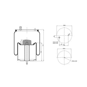 AIR SPRING REPL RENAULT 4912NP10