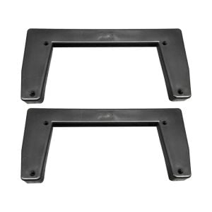 REAR BUMPER END CAPS PAIR