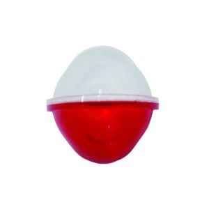 RUBBOLITE RED & CLEAR LENS 1744