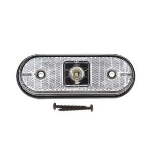 LENS UNIPOINT 1 LED FPL (SCREW LENS) + SCREWS IN BAG - 24V