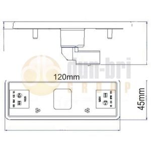 RUBBOLITE LAMP SM 24V CLIP FIT+ CONECTOR 594/01/58