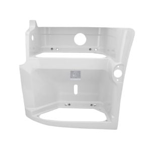 STEP WELL CASE, LEFT, WHITE PAINTED