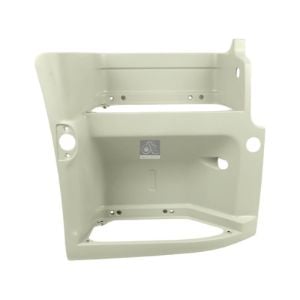 STEP WELL CASE, RIGHT, WHITE PLASTIC