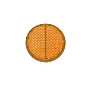 RUBBOLITE REFLECTOR AMBER ROUND 92/02/00