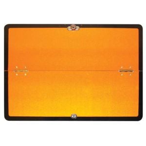 HAZARD PLATE - HORIZONTAL HINGE (STEEL)