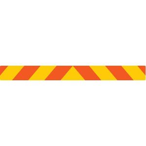 REAR MARKER BOARD - TYPE 1 (SINGLE) ALUMINIUM