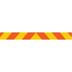 REAR MARKER BOARD - TYPE 1 (SINGLE) SELF ADHESIVE