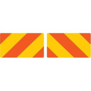 REAR MARKER BOARD - TYPE 6 (SUPPLIED IN PAIRS) SELF ADHESIVE