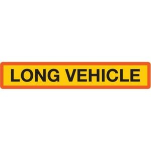 REAR MARKER BOARD - TYPE 4 (SINGLE) SELF ADHESIVE