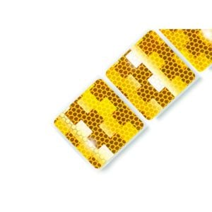 CONSPICUITY TAPE- CURTAIN GRADE- YELLOW - TO ECE 104 STANDARDS 50MM X 50M