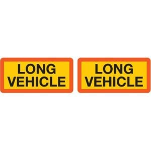 REAR MARKER BOARD - TYPE 5 (SUPPLIED IN PAIRS) ALUMINIUM