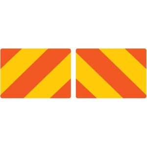REAR MARKER BOARD - TYPE 3A (SUPPLIED IN PAIRS) SELF ADHESIVE
