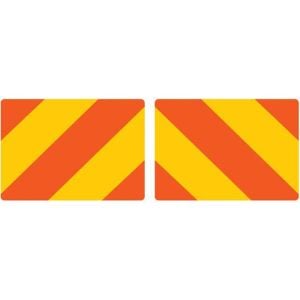 REAR MARKER BOARD - TYPE 3A (SUPPLIED IN PAIRS) ALUMINIUM