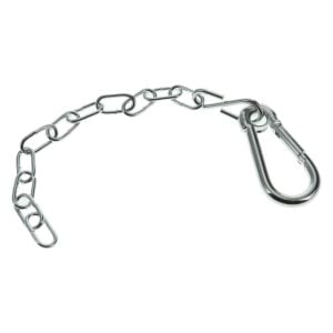 Dog clip and chain 3"