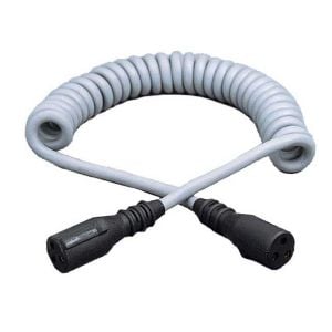 2 CORE ELECTICAL COIL C/W 2 INTERGRAL MOULDED AUTOPRENE RUBBER PLUGS - 3M WORKING LENGTH