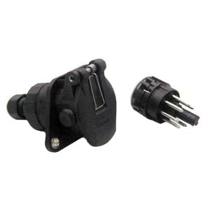 7 PIN EBS SOCKET C/W CRIMPED TERMINALS