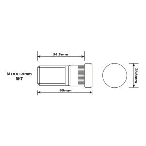 WHEEL STUD TO FIT DAF LF45