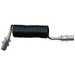 4.5M N ELECTRICAL COIL C/W METAL PLUGS AND SPRING SUPPORTS (BLACK)