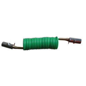 4.5M S ELECTRICAL COIL C/W METAL PLUGS AND SPRING SUPPORTS (GREEN)