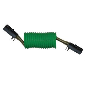 3M S ELECTRICAL COIL C/W PLASTIC PLUGS AND SPRING SUPPORTS (GREEN)