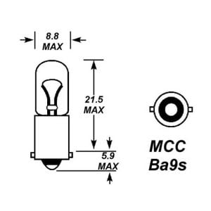 MCC 289 24V 2.8W BULB