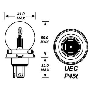 UEC 429 24V 55/50W HALOGEN BULB