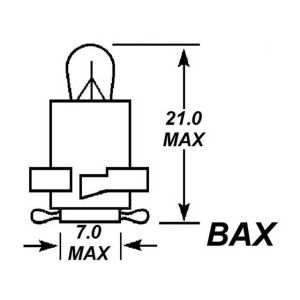 BAX 508TY 24V 1.2W BULB