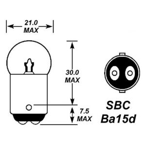 SBC 875 28V 7W BULB