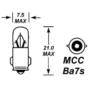 MCC 281 12V 2W BULB