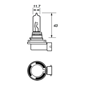 BULB H9 12V 65W PGJ19-5 COBALT HALOGEN