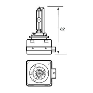 BULB OD1S 12V 35W PK32D-2 GAS DISCHARGE