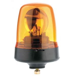 AMBER ROTATING BEACON SINGLE BOLT FIXING