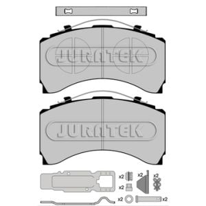 JURATEK BRAKE PAD SET JCP1005K1