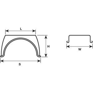 FLAT TOP MUDWING - PAIR