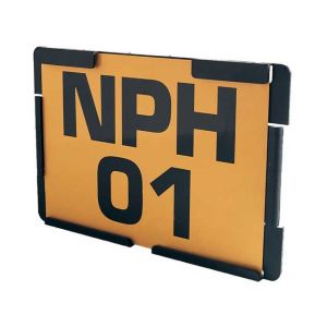 NUMBER PLATE HOLDER - THERMOPLASTIC