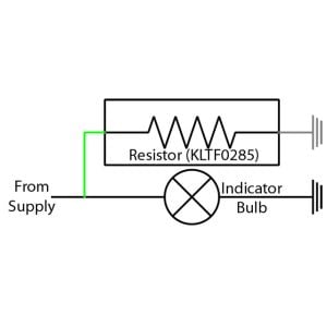 LOADING DEVICE FOR 24V LED INDICATORS