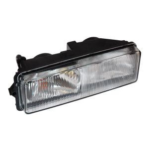 FOG & SPOT LAMP LH RIBBED LENS FITTED WITH 24V BULBS C/W WIRING LOOM