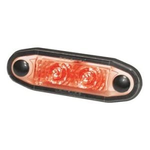 0.5m RED LED OBLONG MARKER LAMP.	