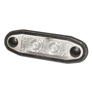 CLEAR LED MARKER LAMP CW 500MM FLYLEAD