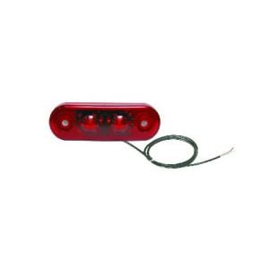 MARKER LAMP RED LED 24V 500MM FLY LEAD