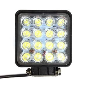 Square LED Flood Beam Worklamp 9-60V