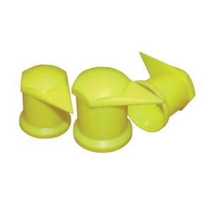 19MM DUSTITE LR WHEEL NUT INDICATOR YELLOW