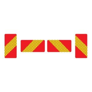REAR MARKER BOARD - TYPE 4 (SUPPLIED IN SETS OF 4)