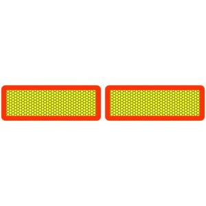 REAR MARKER BOARD - TYPE 6 AND 7 (SUPPLIED IN PAIRS)