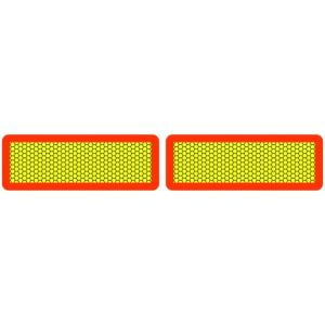 REAR MARKER BOARD - TYPE 6 AND 7 (SUPPLIED IN PAIRS)