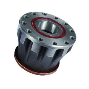 HUB C/W BEARINGS FRONT AXLE C/W EXCITER RING