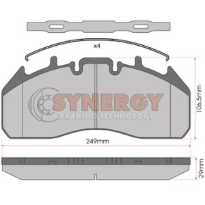 JURATEK BRAKE PAD SET SYN3006