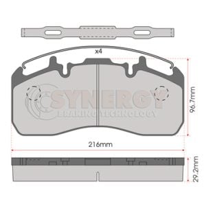 JURATEK BRAKE PAD SET SYN3013